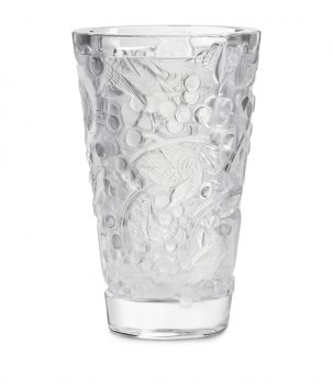 Crystal Merles et Raisins Vase (22cm) INCOLORE Image 1